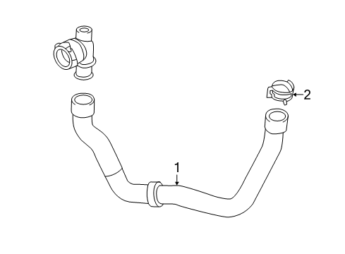 2017 Volkswagen Beetle Hoses, Lines & Pipes Diagram 4