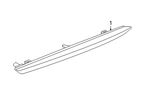 2025 Volkswagen ID.4 High Mount Lamp Diagram for 5H0-945-087-A