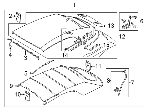 2019 Volkswagen Beetle Top Cover & Components
