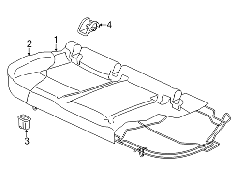 2025 Volkswagen GTI Seat Cover Diagram for 5H0-885-405-R-AQC