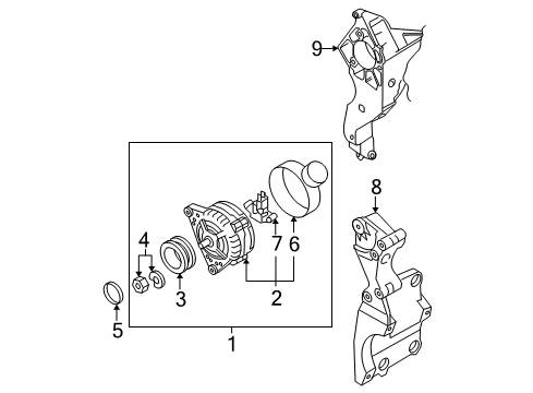 2006 Volkswagen Passat Alternator