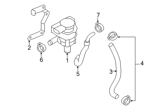 2016 Volkswagen Passat Water Pump - Belts Diagram 3