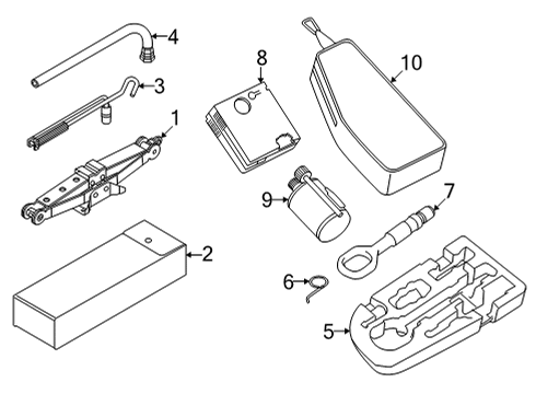 2024 Volkswagen ID.4 Jack & Components