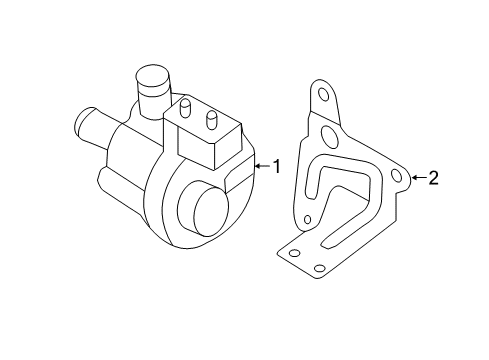 2015 Volkswagen Jetta Water Pump - Belts Diagram 5