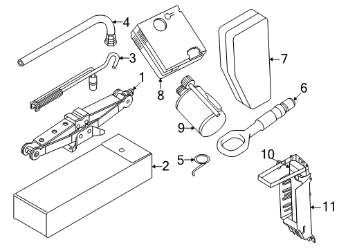 2025 Volkswagen ID. Buzz Jack & Components
