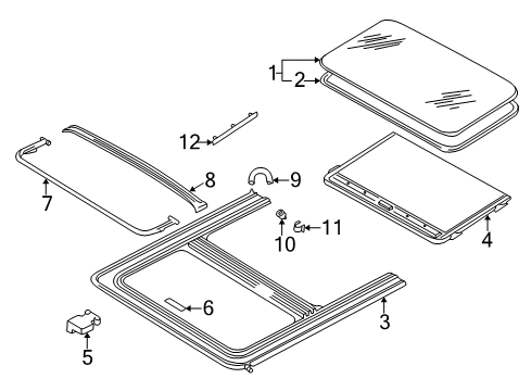 1998 Volkswagen Passat Sunroof Diagram 2