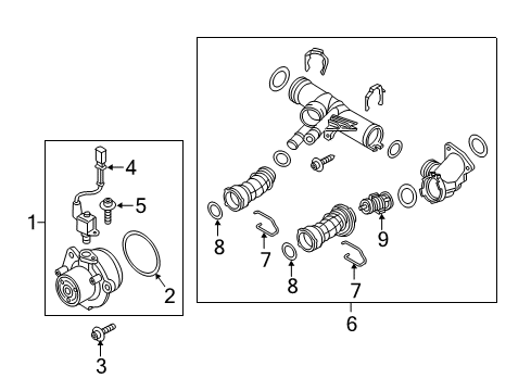 2015 Volkswagen Jetta Water Pump - Belts Diagram 6