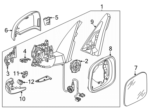 2025 Volkswagen ID. Buzz Outside Mirrors