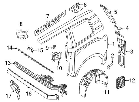 2025 Volkswagen ID. Buzz Quarter Panel & Components