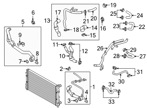 2015 Volkswagen Jetta Hoses, Lines & Pipes Diagram 7
