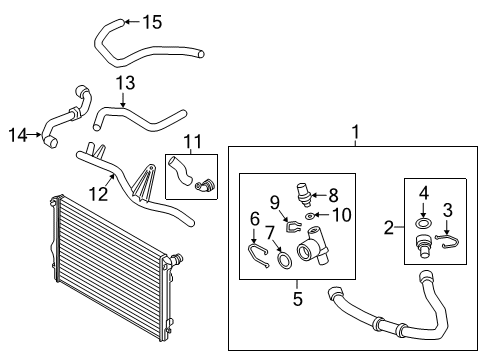 2021 Volkswagen Arteon Hoses, Lines & Pipes Diagram 3