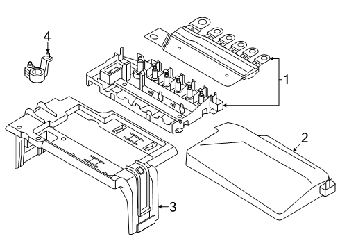 2025 Volkswagen ID. Buzz Fuse & Relay Diagram 2