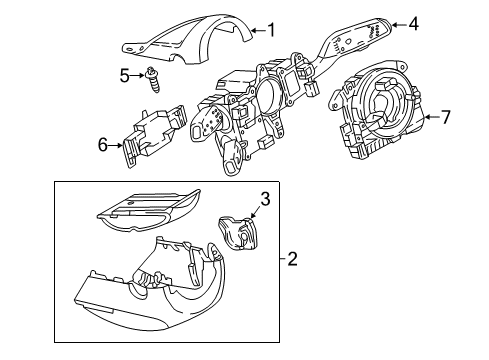 2018 Volkswagen Atlas Switches Diagram 5