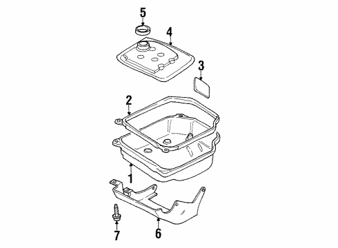 1995 Volkswagen Jetta Transaxle Parts Diagram 2