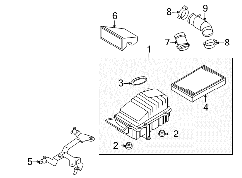 2008 Volkswagen Eos Filters Diagram 2