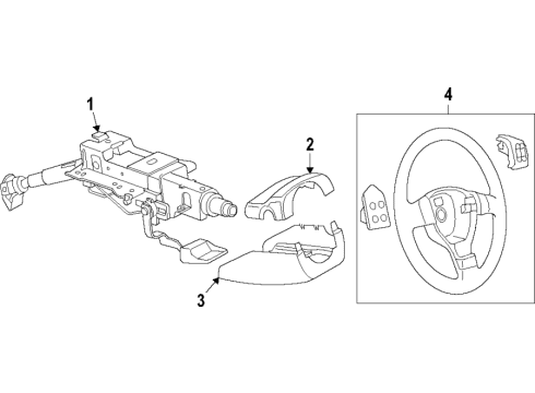 2023 Volkswagen Tiguan Steering Column