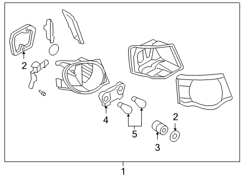 2009 Volkswagen Jetta Tail Lamps Diagram