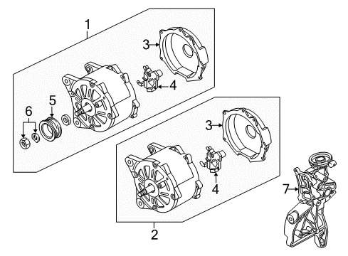 2014 Volkswagen GTI Alternator Diagram 2