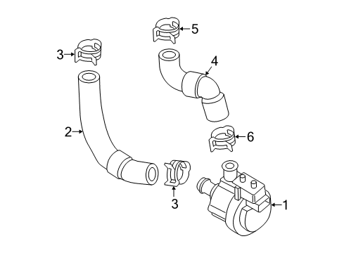 2015 Volkswagen Golf Water Pump - Belts Diagram 5