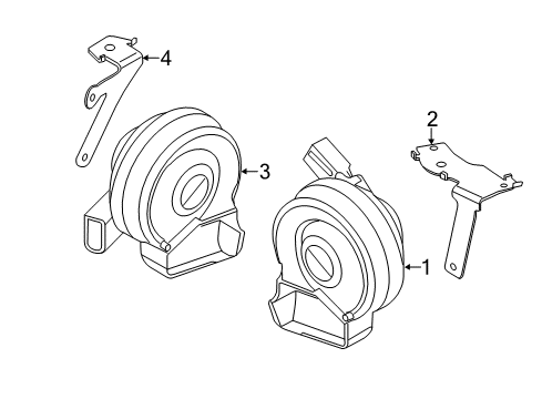 2014 Volkswagen CC Horn Diagram