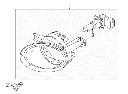 2019 Volkswagen Beetle Fog Lamps Diagram 2