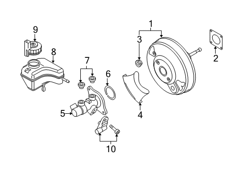 2010 Volkswagen GTI Dash Panel Components