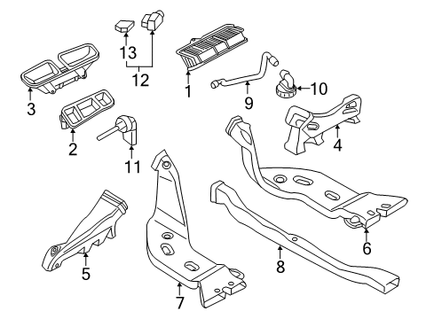 2017 Volkswagen Golf Alltrack Ducts Diagram