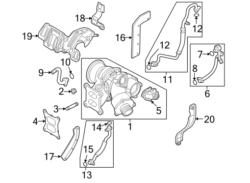 2019 Volkswagen Atlas Turbocharger Diagram