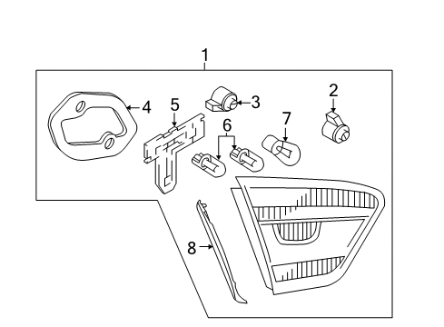 2013 Volkswagen Passat Backup Lamps Diagram