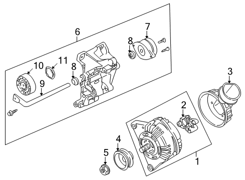2001 Volkswagen Cabrio Alternator Diagram 2