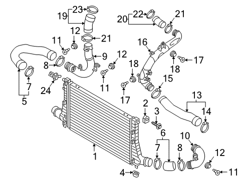 2022 Volkswagen Atlas Intercooler Diagram