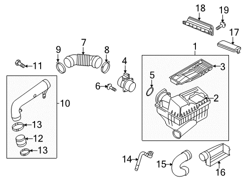 2017 Volkswagen Tiguan Air Intake Diagram