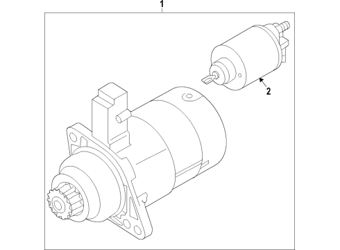 2021 Volkswagen Golf Starter Diagram 2