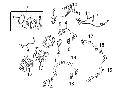 2007 Volkswagen Touareg Throttle Body Diagram