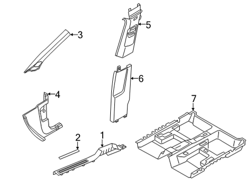 2025 Volkswagen Taos Interior Trim - Pillars