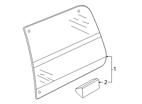 2025 Volkswagen ID. Buzz Glass - Side Panel