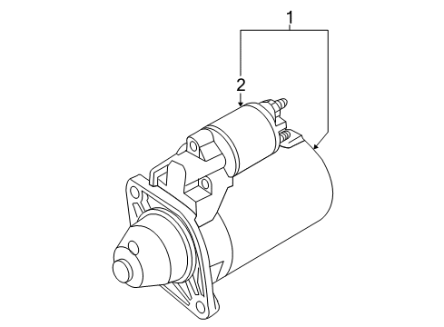 2006 Volkswagen Phaeton Starter Diagram 2