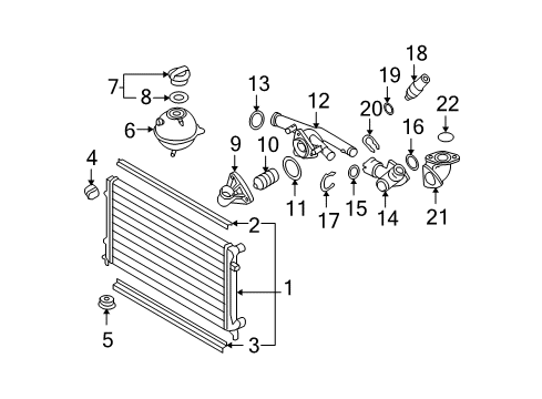 2008 Volkswagen Passat Adapter Seal Diagram for WHT-000-862