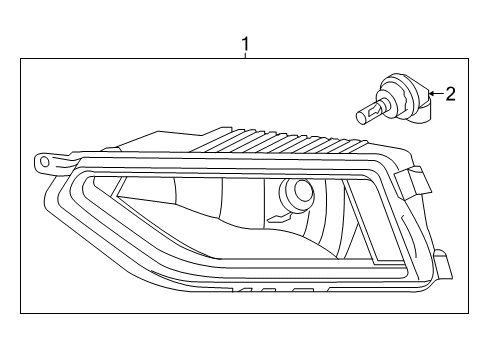 2018 Volkswagen Atlas Fog Lamps Diagram