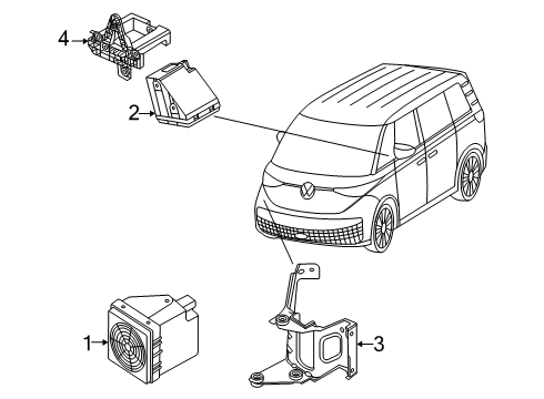 2025 Volkswagen ID. Buzz Electrical Components Diagram 4