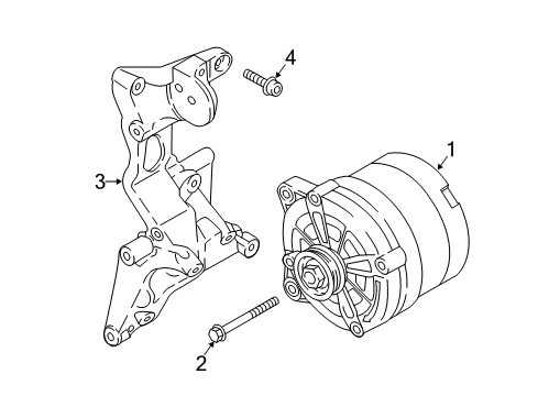 2022 Volkswagen Atlas Alternator Diagram 2