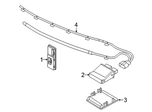 2025 Volkswagen Atlas Cross Sport Electrical Components Diagram 3