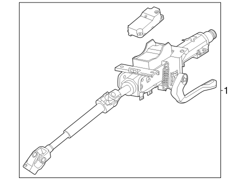 2025 Volkswagen Atlas Cross Sport Steering Column Assembly