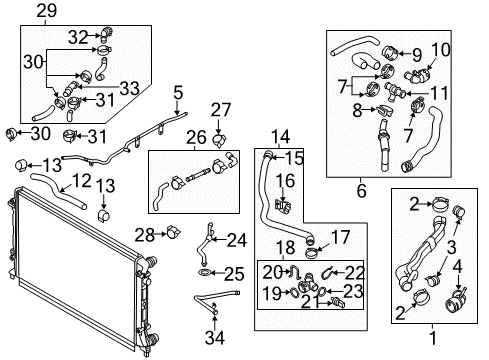 2012 Volkswagen Jetta Hoses, Lines & Pipes Diagram 3