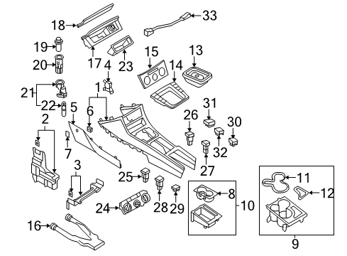 2006 Volkswagen Passat A/C & Heater Control Units Diagram