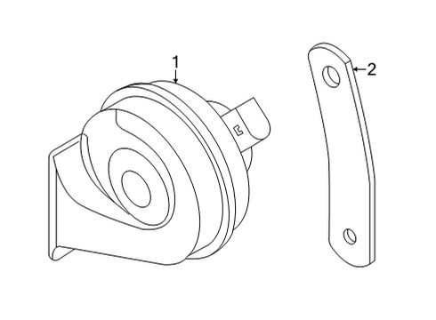 2023 Volkswagen ID.4 Horn Diagram