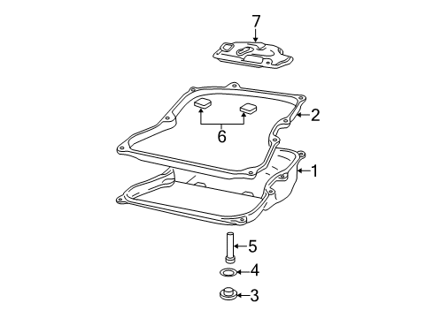 2008 Volkswagen Passat Automatic Transmission - Maintenance Diagram 2