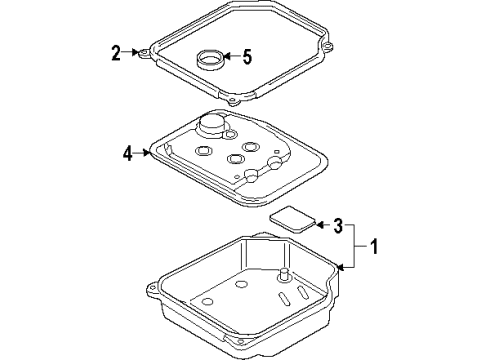 2004 Volkswagen Golf Automatic Transmission - Maintenance Diagram 9