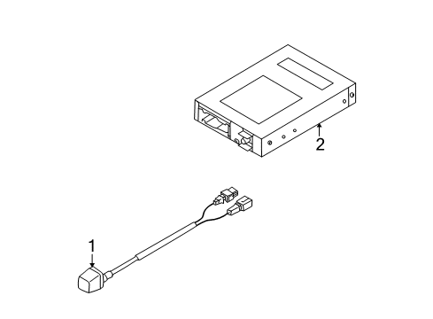 2010 Volkswagen Tiguan Parking Aid Diagram