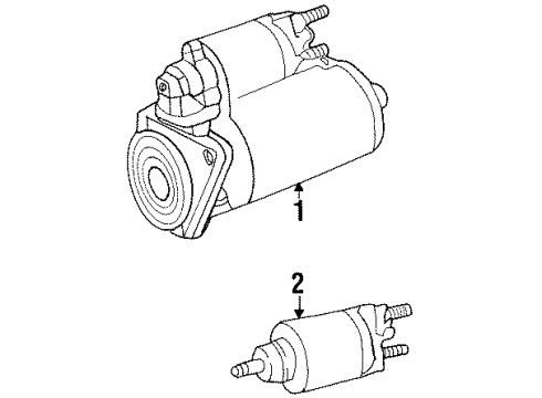 1999 Volkswagen Jetta Starter Diagram 2
